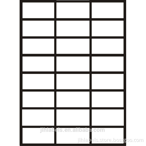 AVERY DPS24X compatible self-adhesive label - 70mm x 37mm A4 sheets x24 labels / sheet